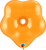 Qualatex Latex Mandarin Orange 6″ GEO Blossom Balloons (50)