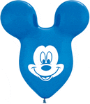 Qualatex Latex Mickey Mouse Ears Mousehead 15″ Latex Balloons (2 count)