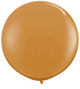 Globos de látex marrón moca de 36″ (2 unidades)