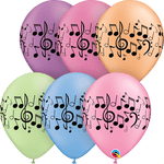 Qualatex Latex Music Notes 11″ Latex Balloons (50)