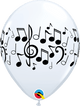 Globos Latex 11″ Notas Musicales (50)
