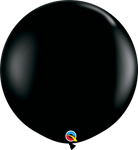 Qualatex Latex Onyx Black 36″ (3′ Spherical) Latex Balloons (2)