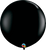 Qualatex Latex Onyx Black 36″ (3′ Spherical) Latex Balloons (2)