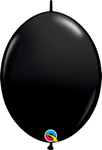 Qualatex Latex Onyx Black 6" QuickLink Latex Balloons (50 count)