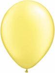 Qualatex Latex Pearl Lemon Chiffon 5″ Latex Balloons (100 count)