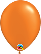 Globos de látex Pearl Mandarin Orange 5″ (100 unidades)