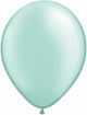 Globos Latex 5″ Verde Menta Perla (100)