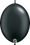 Qualatex Latex Pearl Onyx Black 06" QuickLink® Balloons (50 count)