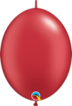 Qualatex Latex Pearl Ruby Red 06" QuickLink® Balloons (50 count)