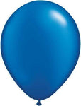Qualatex Latex Pearl Sapphire 11″ Latex Balloons (100)