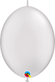 Globos QuickLink® de 6" color blanco perla (50 unidades)
