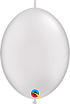 Qualatex Latex Pearl White 12" QuickLink® Balloons (50 count)