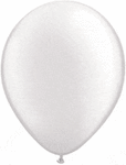 Qualatex Latex Pearl White 16″ Latex Balloons (50 count)