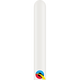 Globos de látex color blanco perla 160Q (100 unidades)
