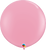 Qualatex Latex Pink 36″ (3′ Spherical) Latex Balloons (2 count)