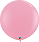 Pink 36″ (3′ Spherical) Latex Balloons (2 count)