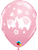 Qualatex Latex Pink It's a Girl Elephants 11″ Latex Balloons (50 count)