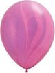 Pink Violet Rainbow SuperAgate 11″ Latex Balloons (25)