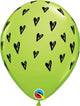 Prickly Heart Seeds Lime Green 11″ Latex Balloons (50 count)