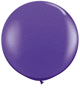 Globos de látex morado violeta de 36″ (2 unidades)