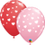 Qualatex Latex Random Hearts-A-Round Red & Pink 11″ Latex Balloons (50)