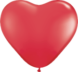 Qualatex Latex Red 11″ Heart Latex Balloons (100)