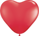 Red 11″ Heart Latex Balloons (100)
