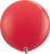 Qualatex Latex Red 36″ (3′ Spherical) Latex Balloons (2)