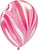 Qualatex Latex Red & White SuperAgate 11″ Latex Balloons (25)