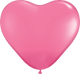 Rose 11″ Heart Latex Balloons (100)