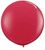 Ruby Red 36″ (3′ Spherical) Latex Balloons (2)