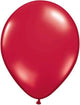 Globos Latex Rojo Rubí 5″ (100)