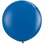 Qualatex Latex Sapphire Blue 36″ (3′ Spherical) Latex Balloons (2)