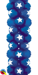 Qualatex Latex Sapphire Blue Star TopPrint 11″ Latex Balloons (50 count)