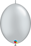 Qualatex Latex Silver 06" QuickLink® Balloons (50 count)