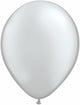 Silver 11″ Latex Balloons (100)