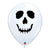 Qualatex Latex Skull Face White 5″ Latex Balloons (100 count)