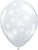 Qualatex Latex Snowflakes Around Clear 11″ Latex Balloons (50)