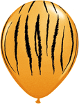 Qualatex Latex Tiger Stripes 11″ Latex Balloons (50 count)