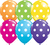 Qualatex Latex Tropical Assortment Big Polka Dots 11″ Latex Balloons (50 count)