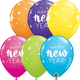 Happy New Year Sparkle Confetti 11″ Latex Balloons (50 count)
