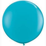 Qualatex Latex Tropical Teal 36″ (3′ Spherical) Latex Balloons (2)