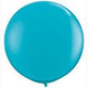 Tropical Teal 36″ (3′ Spherical) Latex Balloons (2)