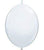Qualatex Latex White 12″ QuickLink Latex Balloons (50 Count)