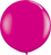 Qualatex Latex Wild Berry 36″ (3′ Spherical) Latex Balloons (2)