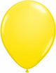 Globos de látex amarillos de 11″ (100 unidades)