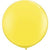 Qualatex Latex Yellow 36″ (3′ Spherical) Latex Balloons (2)