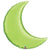 Lime Green Crescent Moon 35″ Balloon