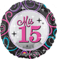 Globo Mis Quince Sparkle 18″