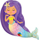 14" Mermaid Balloon (requires heat-sealing)